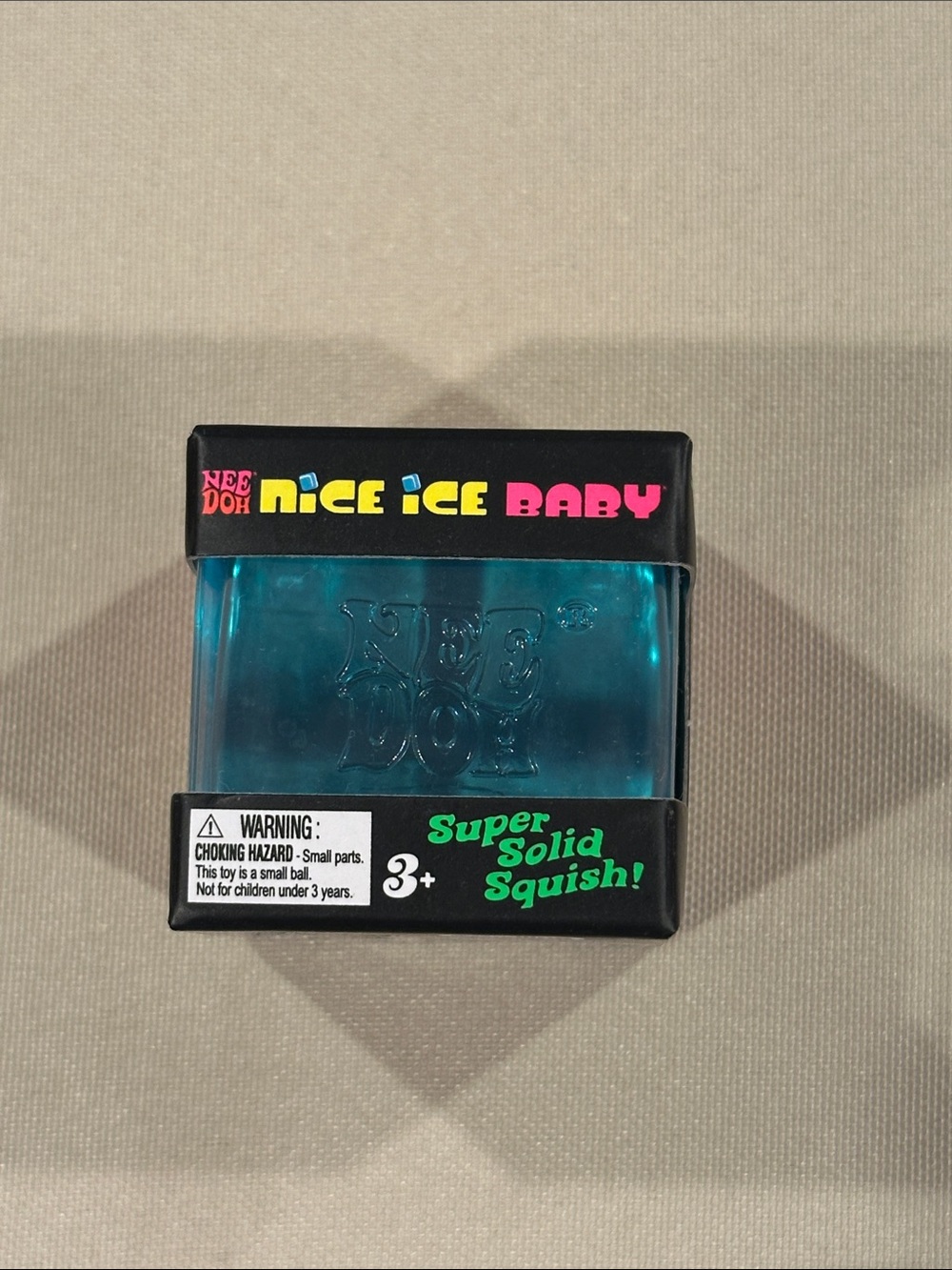NeeDoh Nice Ice Baby Cube Squishy - Blue
